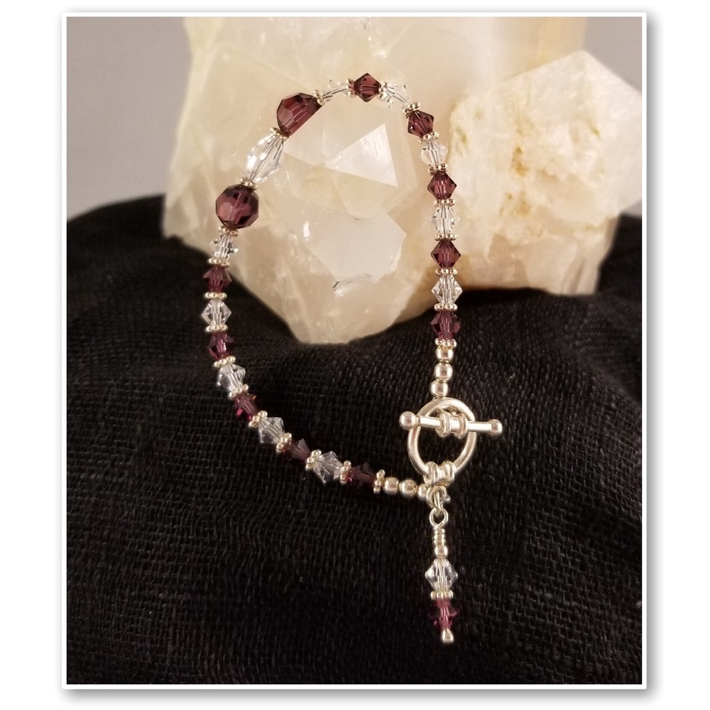 Sterling Silver and Swarovski Bracelet